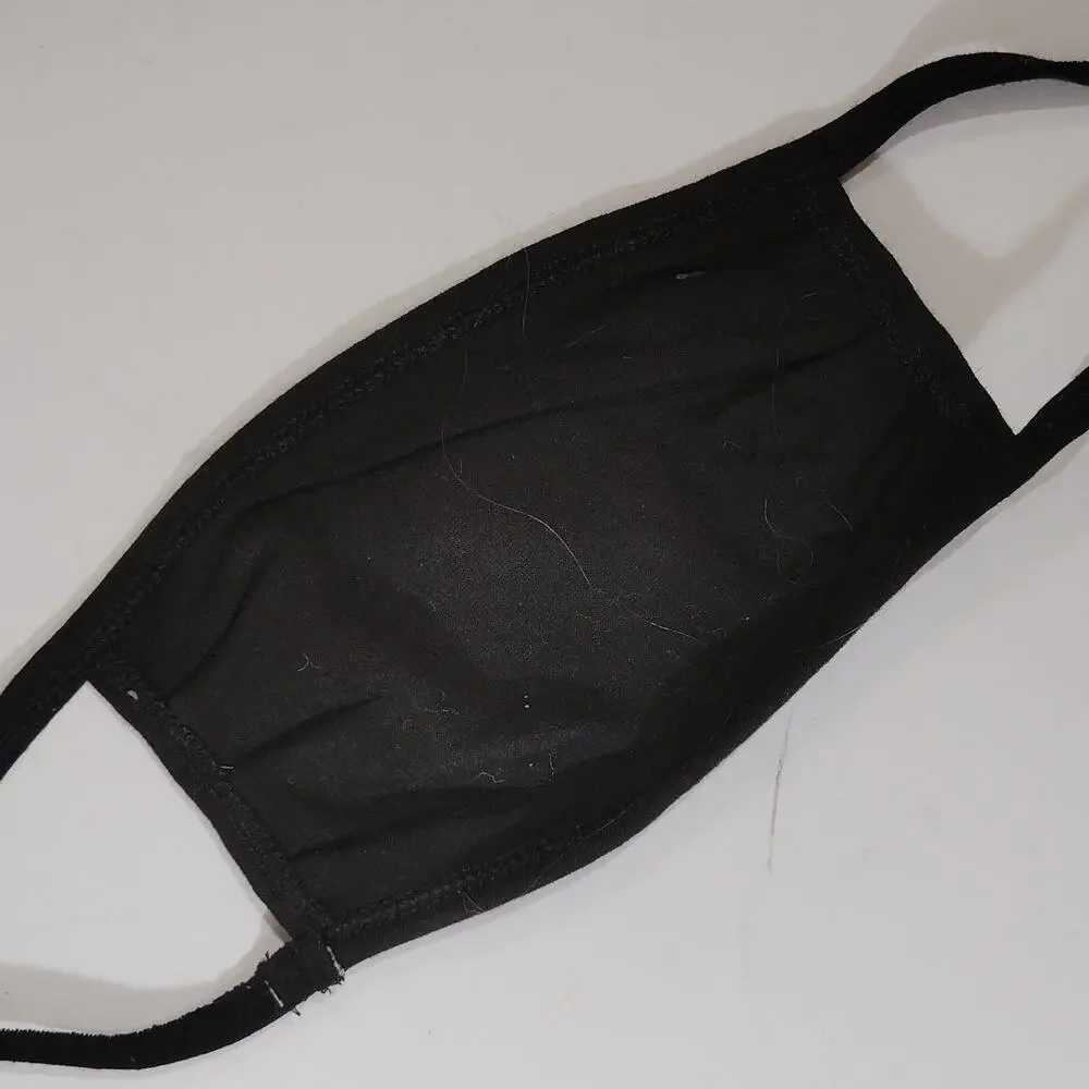 2-PK Army National Guard Face Mask, Black with Coat of Arms Logo